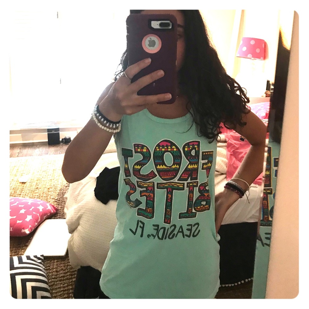 Comfort Colors Frost Bites Seaside Tank-top